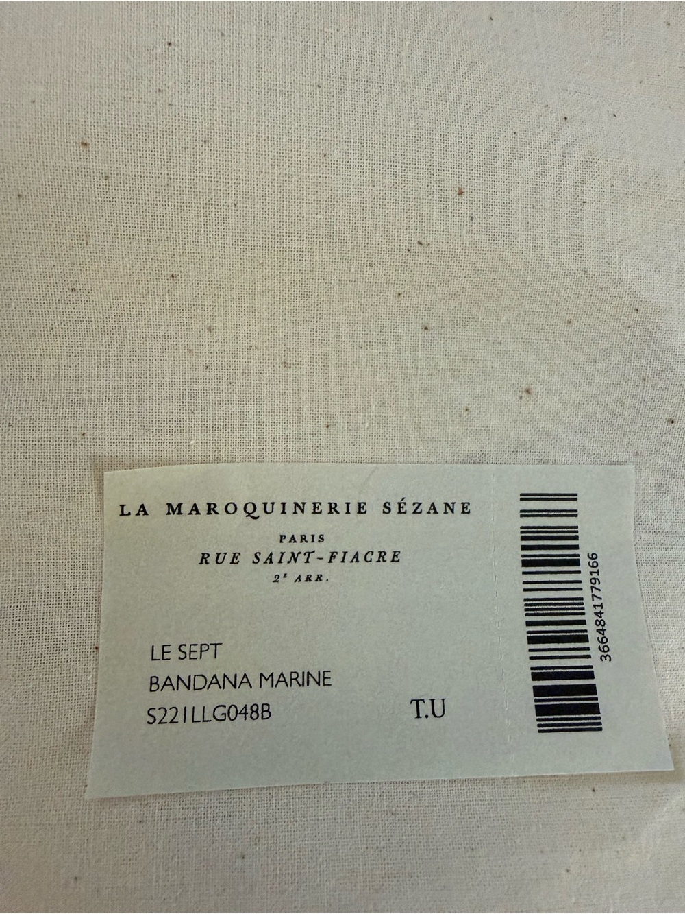 Sezane Le Sept Tote in Bandana Marine - Picture 2 of 14